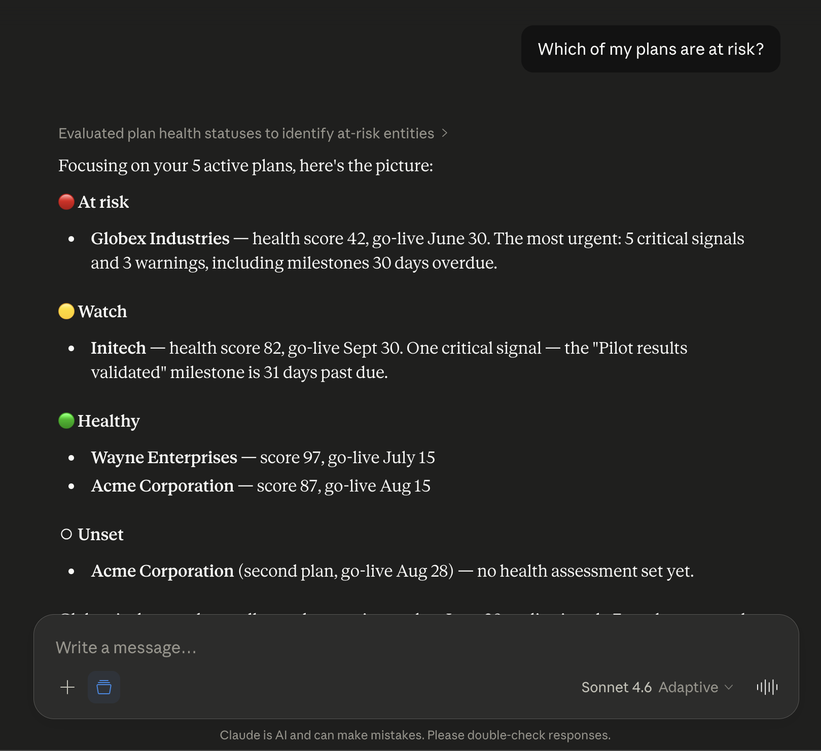 Claude.ai conversation with Tandem
